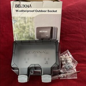 BEIZKNA Weatherproof Outdoor Socket
